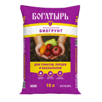 Биогрунт Богатырь "Для томатов, перца и баклажанов" 10 л