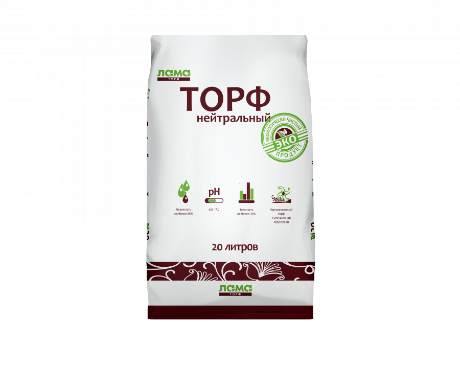 Торф нейтральный 20 л