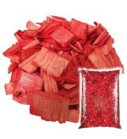 Щепа декоративная (красный) 60 л