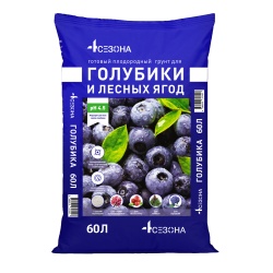 Плодородный грунт Четыре сезона "Для голубики и лесных ягод" 60л